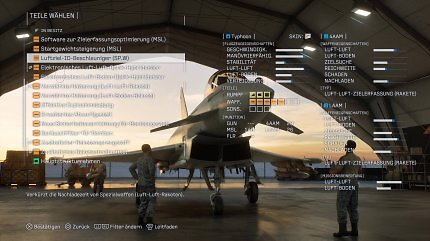 Vor jeder Mission dürft ihr euch aussuchen, mit welchen Ausrüstungsteilen ihr in die Schlacht ziehen wollt.