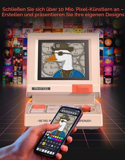 Per App lässt sich das Bild auf dem Display individuell bestimmen.
