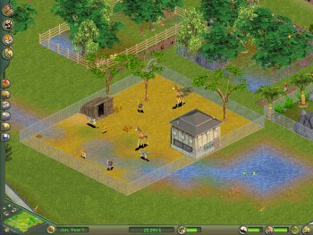 Unterhaltsame Tiergarten-Aufbausimulation