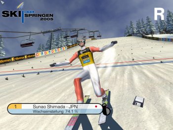 So spielt sich RTL Skispringen 2005