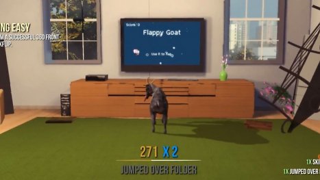 So spielt ihr "Flappy Goat" im abgedrehten Abenteuer