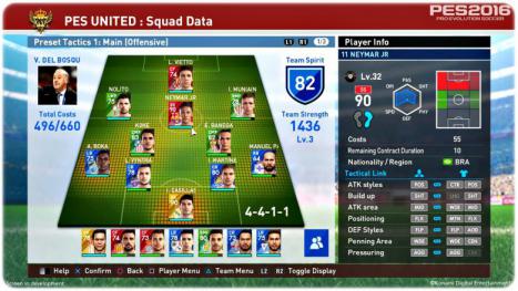 PES 2016: myClub - Lohnen sich die Inhalte der Gratis-Version?