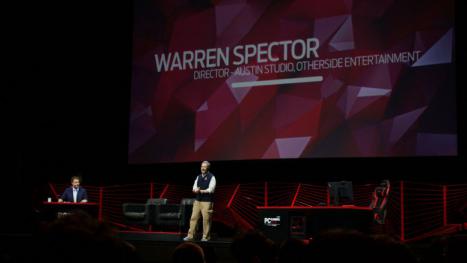 Warren Spector brachte mit seiner Rede zur Lage der PC-Nation die PC Gaming Show zu einem gelungenen Abschluss.