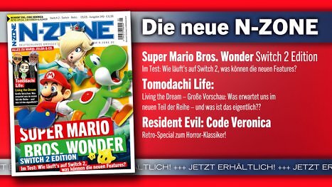 N-ZONE 05/26: Coverstory zu Super Mario Bros. Wonder für Switch 2, Vorschau zu Tomodachi Life 2 u. v. m.