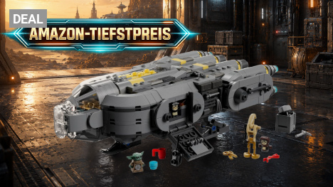 Nie günstiger bei Amazon: Lego Star Wars Sternenschiff der Anzellaner mit Grogu zum Bestpreis