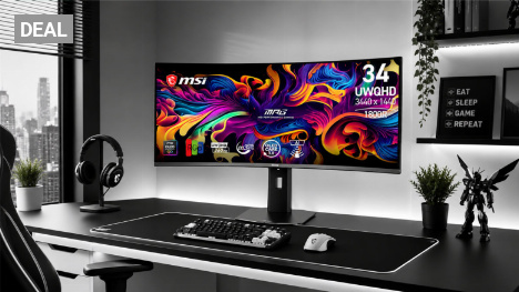 Nie günstiger bei Amazon: 34 Zoll OLED-Monitor mit 360 Hz, DP 2.1 und HDMI 2.1