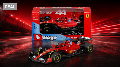 Passend zum Spa-GP: Amazon-Preisrutsch bei erstem 1:43-Hamilton-F1-Ferrari