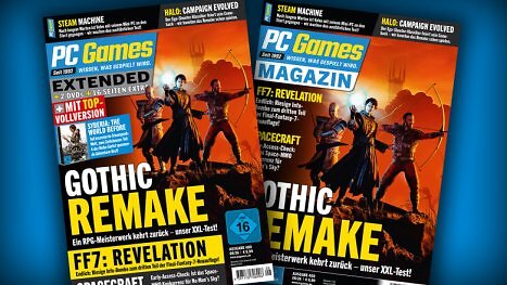 PC Games 08/26: Mit Coverstory zu Gothic Remake, Test zur Steam Machine, Preview zu Final Fantasy 7: Revelation u. v. m.