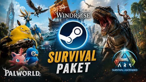 Steam bündelt 10 Survival-Hits mit Palworld, Rust und Valheim im Angebot