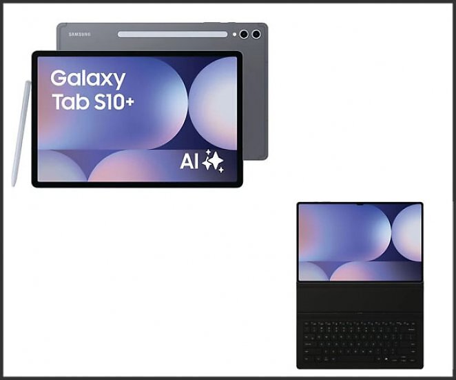 SAMSUNG Galaxy Tab S10+ Wi-Fi, Tablet, 256 GB, 12,4 Zoll, Gray