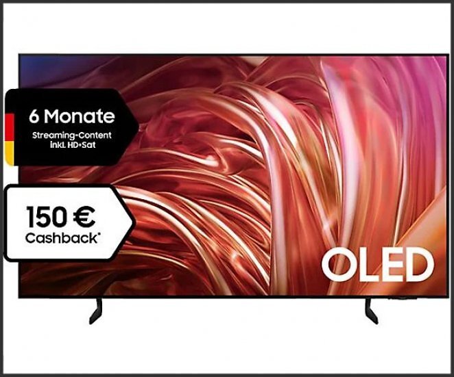 SAMSUNG GQ65S85D OLED TV (Flat, 65 Zoll / 163 cm, OLED 4K, SMART TV, Tizen)