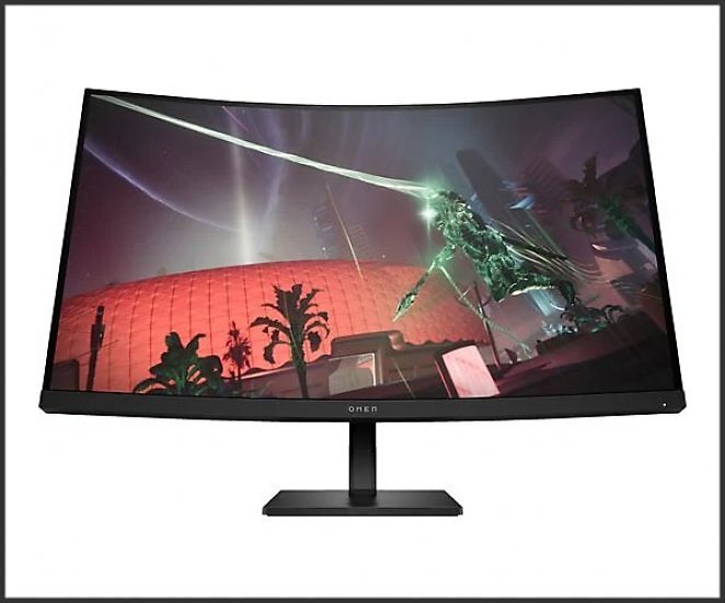 HP OMEN by HP 32c 31,5 Zoll QHD Gaming Monitor (1 ms Reaktionszeit, 165 Hz)