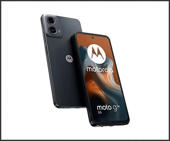 MOTOROLA moto g34 5G 128 GB Charcoal Black Dual SIM