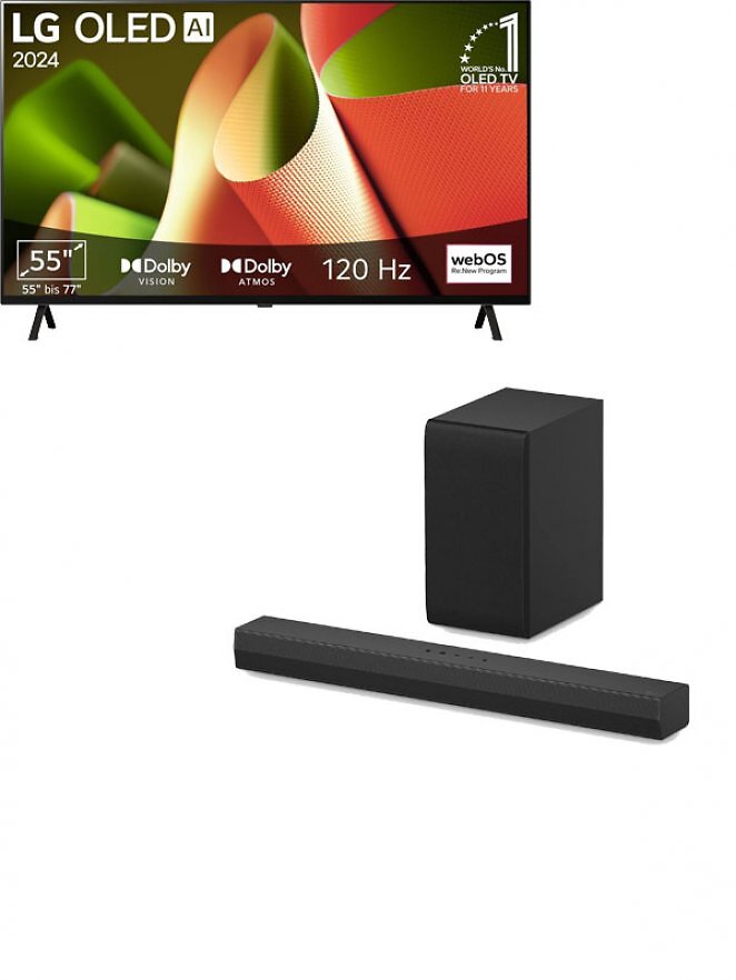 LG OLED55B4 + Soundbar LG DS40 (doppelt sparen!)
