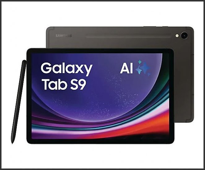 SAMSUNG Galaxy Tab S9, Tablet, 128 GB, 11 Zoll, Graphite
