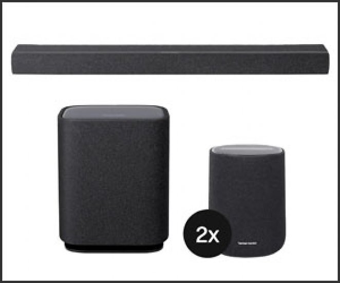 Harman Kardon Enchant Heimkino-Set - mit Soundbar 900 + 2x Wireless Speaker + Subwoofer 2