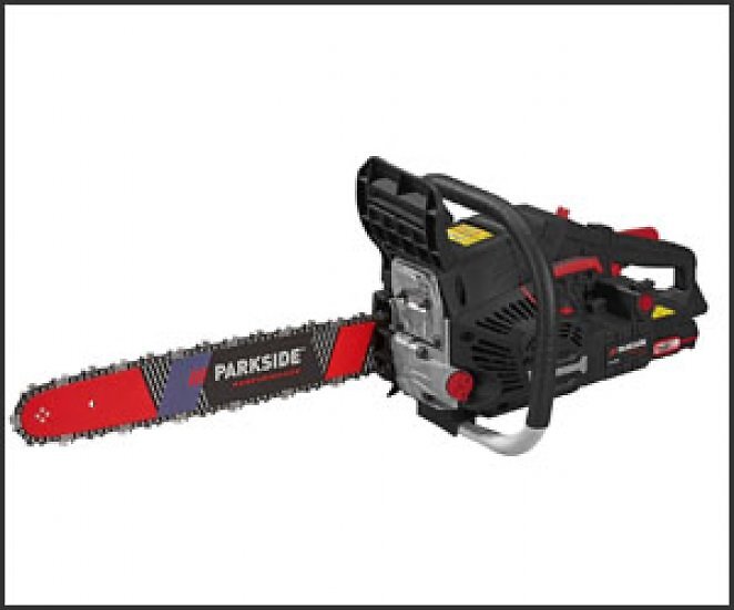 Benzin-Kettensäge PPBKS 56 A1, mit Elektrostart