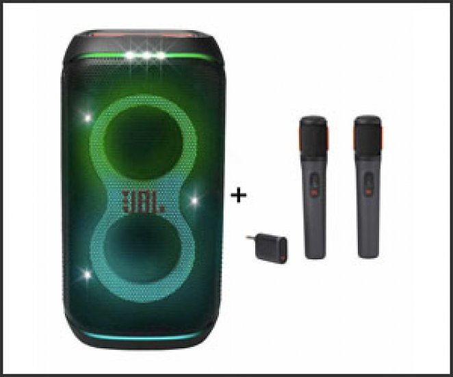 JBL PartyBox Club 120 + PartyBox Wireless Microphone Set