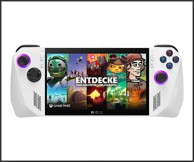 ASUS ROG Ally RC71L-NH001W, Gaming Handheld mit 7 Zoll 120Hz FHD-Display, AMD Ryzen™ Z1 Extreme Prozessor, 16 GB LPDDR5 RAM, 512 GB SSD, Windows 11, weiß