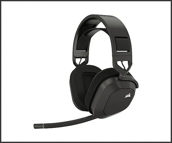 CORSAIR HS80 Max, Over-ear Gaming Headset Bluetooth Stahlgrau