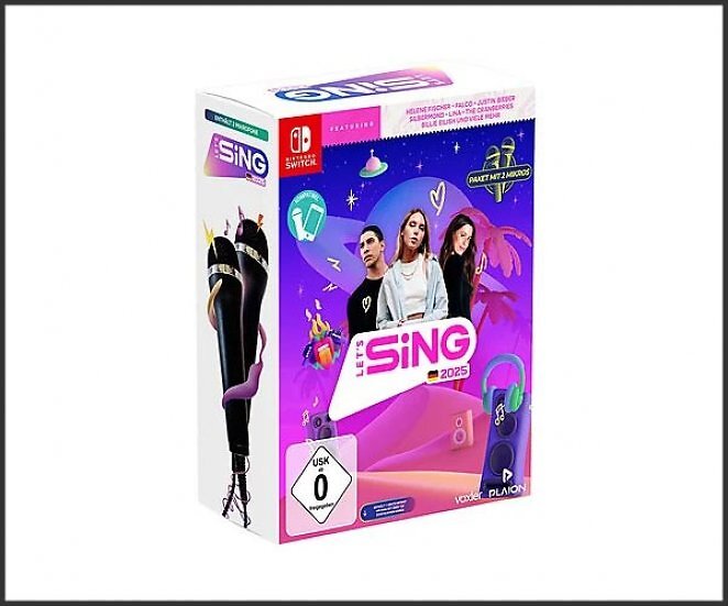 Let's Sing 2025 German Version [+ 2 Mics] - [Nintendo Switch]