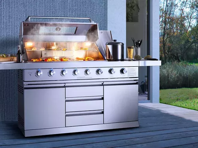 Outdoorküche Bristol, 6 + 2 Brenner, 31,2 kW