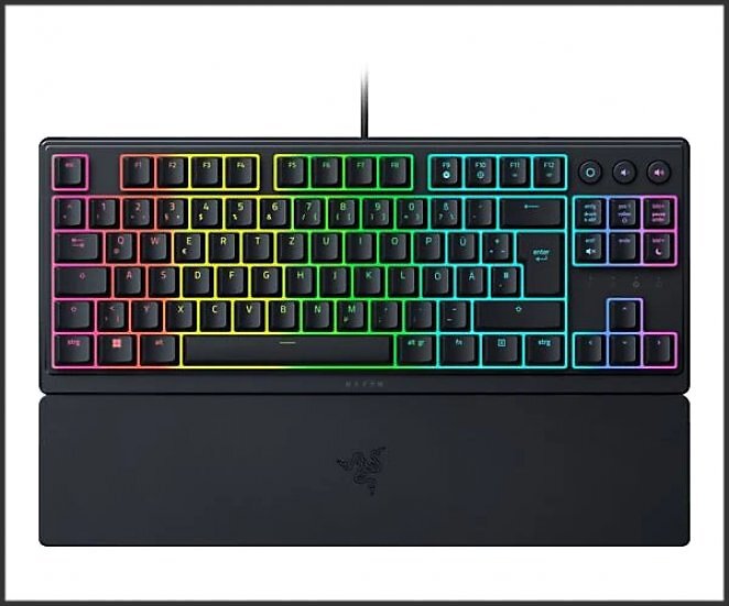 RAZER Ornata V3 Tenkeyless, Tastatur, Mecha-Membran, Razer Mecha-Membran, kabelgebunden, Schwarz