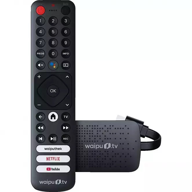 Waipu TV 4K Stick + Fernbedienung Streaming Stick