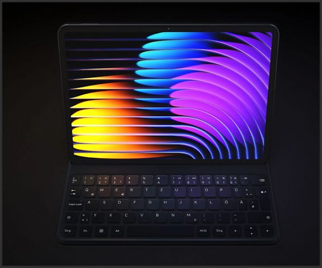 XIAOMI PAD 7 + Tastatur, Tablet, 128 GB, 11,2 Zoll, Grey