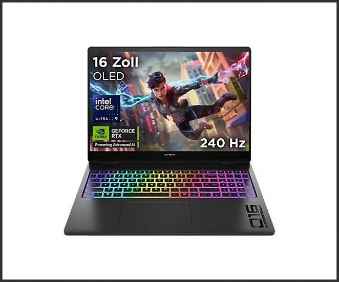 HP OMEN MAX Gaming Laptop 16-ah0395ng - 16 Zoll - Core™ i9 275HX - 32 GB - 1 TB - NVIDIA GeForce RTX™ 5090 - Windows 11 Home