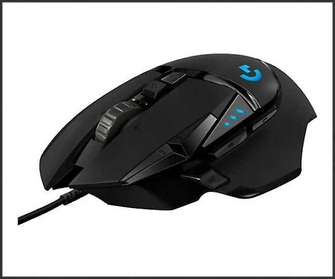 LOGITECH G502 HERO Gaming Maus, Schwarz