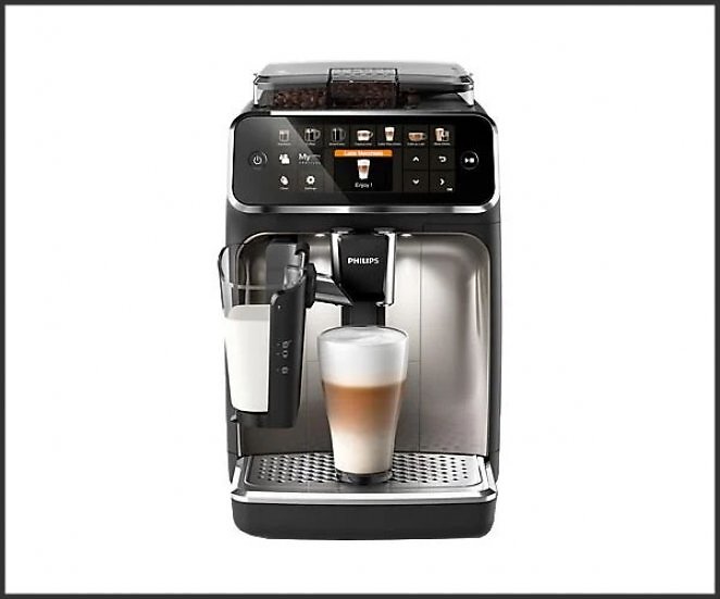 PHILIPS EP5447/90 Serie 5400 LatteGo 11 Kaffeespezialitäten Kaffeevollautomat Schwarz/Chrom