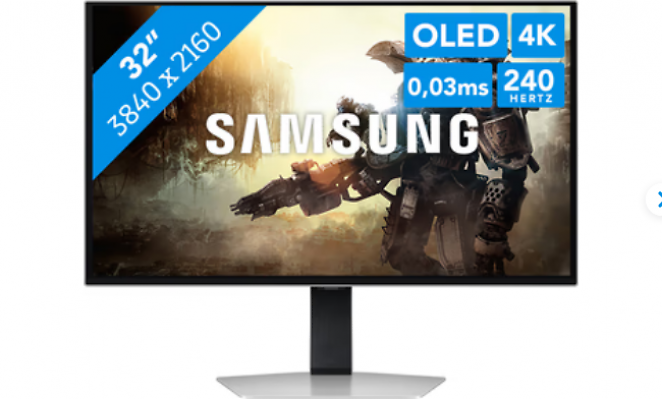 Samsung Odyssey OLED G8 LS32FG812SUXEN, 32 Zoll, 3.840 × 2.160, OLED, 240 Hz, Freesync Premium Pro, G-Sync Compatible etc.