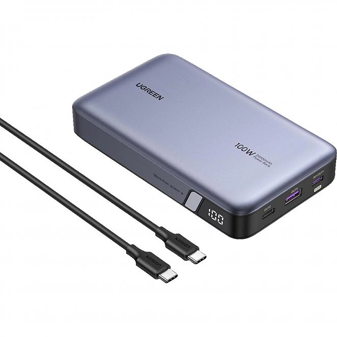 Ugreen 25188 Powerbank 100W, 20.000 mAh
