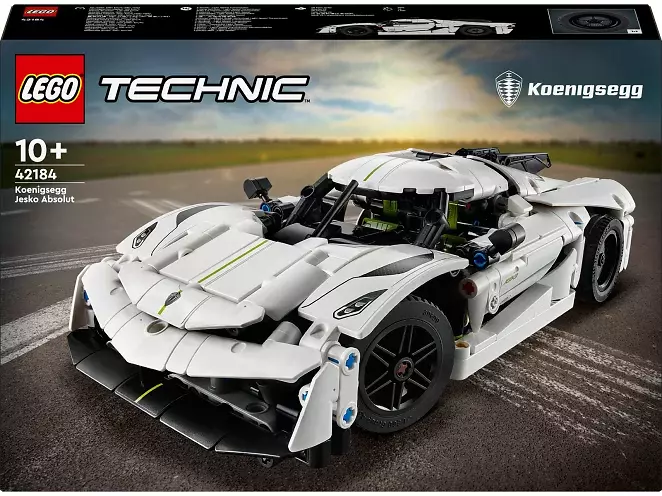 LEGO Technic 42184 Koenigsegg Jesko Absolut Supersportwagen in Weiß