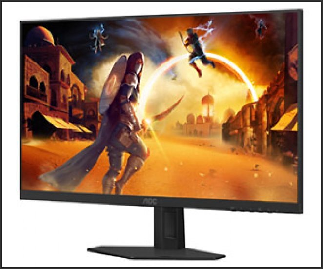 AOC Q24G4RE, 24 Zoll, 2.560 × 1.440, IPS, 180 Hz, Nvidia G-Sync Compatible etc.