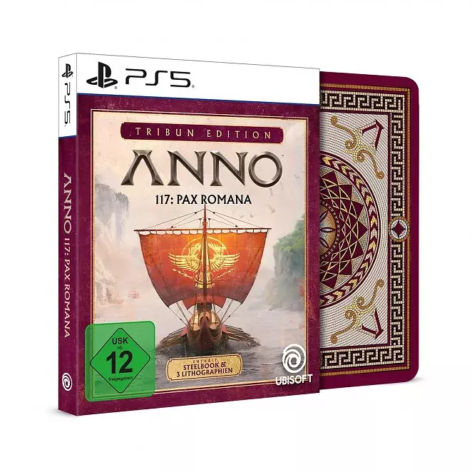 Anno 117: Pax Romana - Tribun Edition Steelbook ® (exklusiv bei Media Markt und Saturn) - [PlayStation 5]