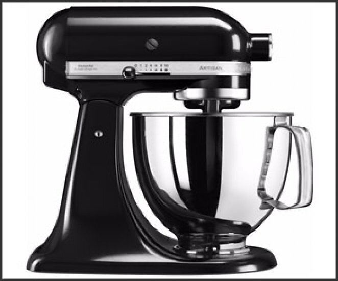 KitchenAid Artisan Küchenmaschine 5KSM125 Onyx Schwarz