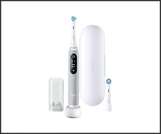 ORAL-B iO 6 Elektrische Zahnbürste Grey opal, Reinigungstechnologie: Mikrovibrationen