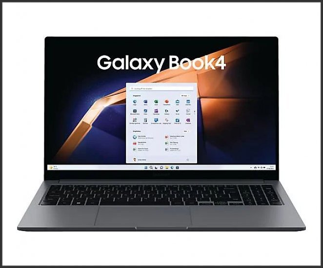 SAMSUNG Galaxy Book4 - 15,6 Zoll - Intel® Core™ 3 100U - 8 GB - 256 GB - Intel® Core™ Onboard Graphics - Windows 11 Home