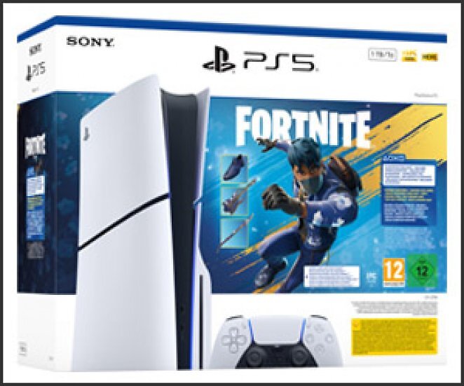 Playstation 5 Slim mit Laufwerk - Fortnite Flowering Chaos Set