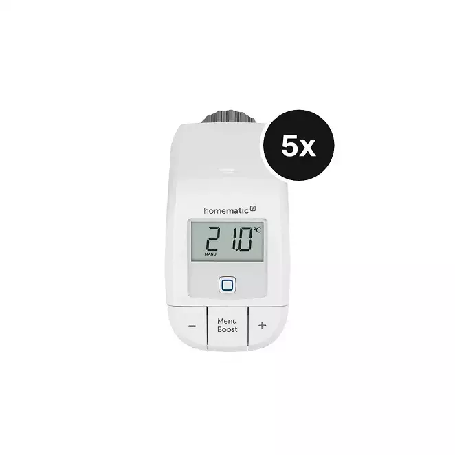 Homematic IP Heizkörperthermostat Basic 5er-Set