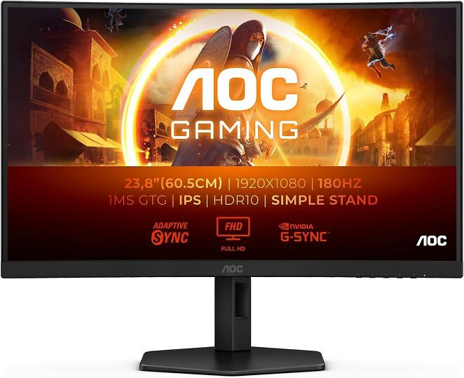 AOC 24G4X 23,8 Zoll, 180 Hz, Full-HD Gaming-Monitor