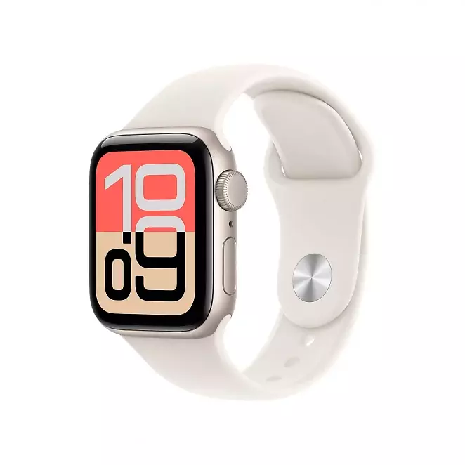 Apple Watch SE 3 (GPS) 40 mm, 2025 Smartwatch Aluminium Fluorelastomer