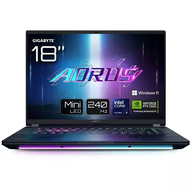 Gigabyte Aorus Master 18 BZHC6DED42SP - 18 Zoll - Intel Core Ultra 9 275HX - 64 GB - 2 TB - NVIDIA GeForce RTX 5090