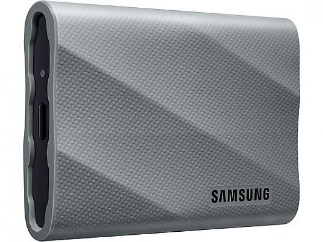 Samsung T9 PC/Mac Festplatte, 2 TB SSD, extern, Grau