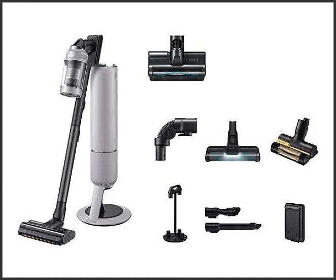 SAMSUNG VS80F28EFP/WD Bespoke AI Jet CompleteClean Stielsauger, Akkubetrieb, 770 Watt