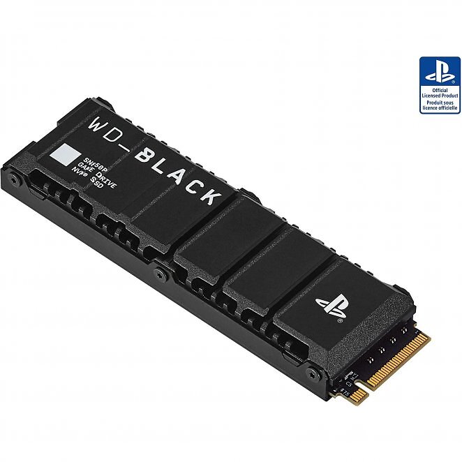 Mit 20€-Cashback: WD Black SN850P NVMe mit Heatsink für PS5-Konsolen, 2 TByte
