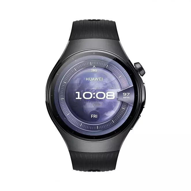 HUAWEI Watch 5 46 Smartwatch Fluorelastomer, 140-210 mm, Midnight Black