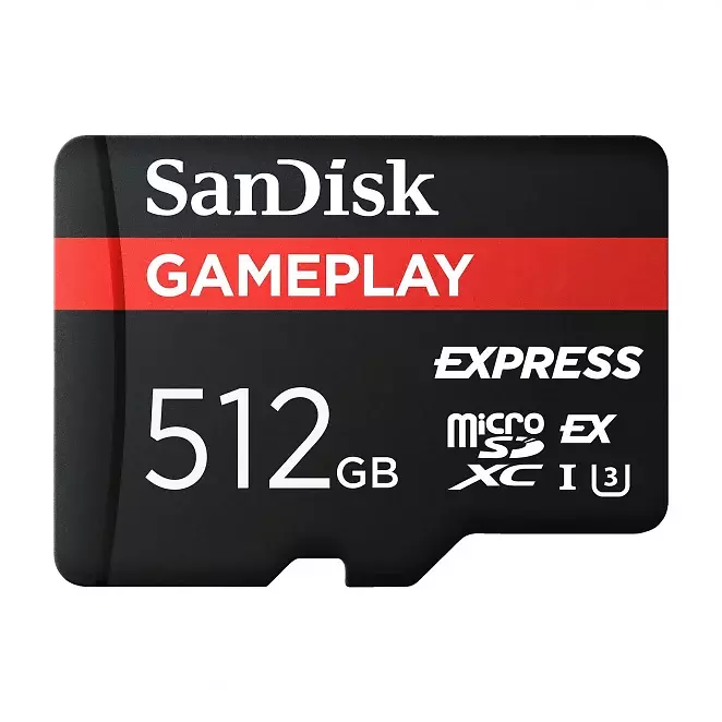 Sandisk microSD Express Gameplay-Karte, 512 GB